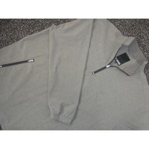 Linksoul Jacket Mens XL Gray Boardwalker 1/4 Zip Pullover Windbreaker Golf‎